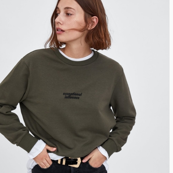 Zara Sweaters - Zara "Expectational Influence" Sweater